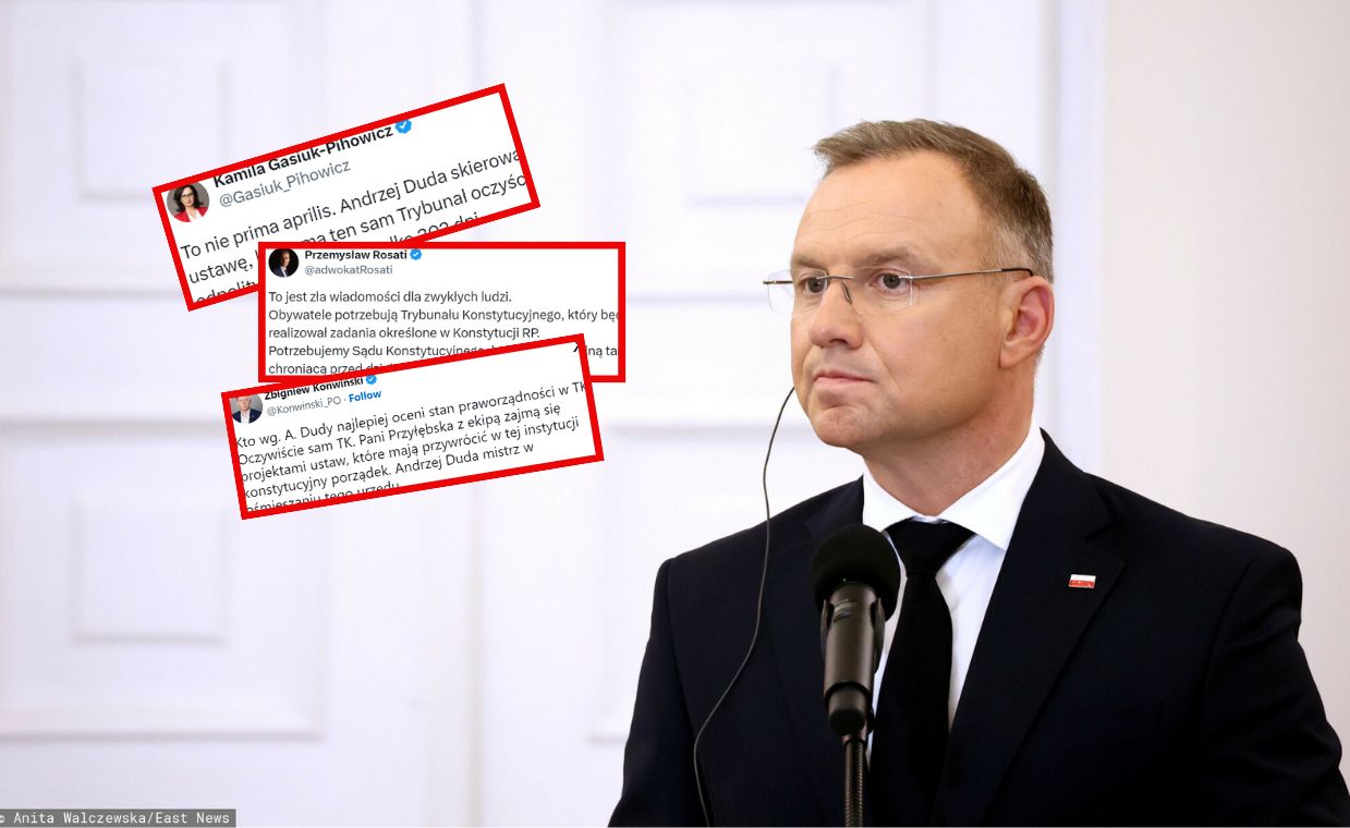 Nagła decyzja Dudy ws. TK. Poruszenie w sieci. "Zła wiadomość"