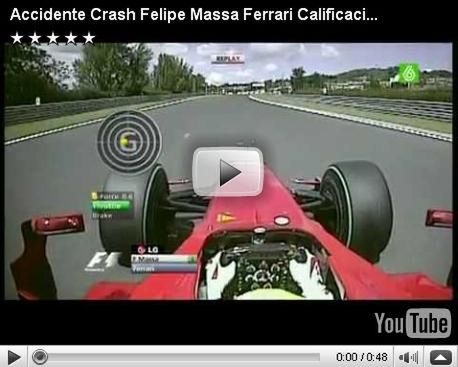 Wypadek Felipe Massy podczas dzisiejszych kwalifikacji