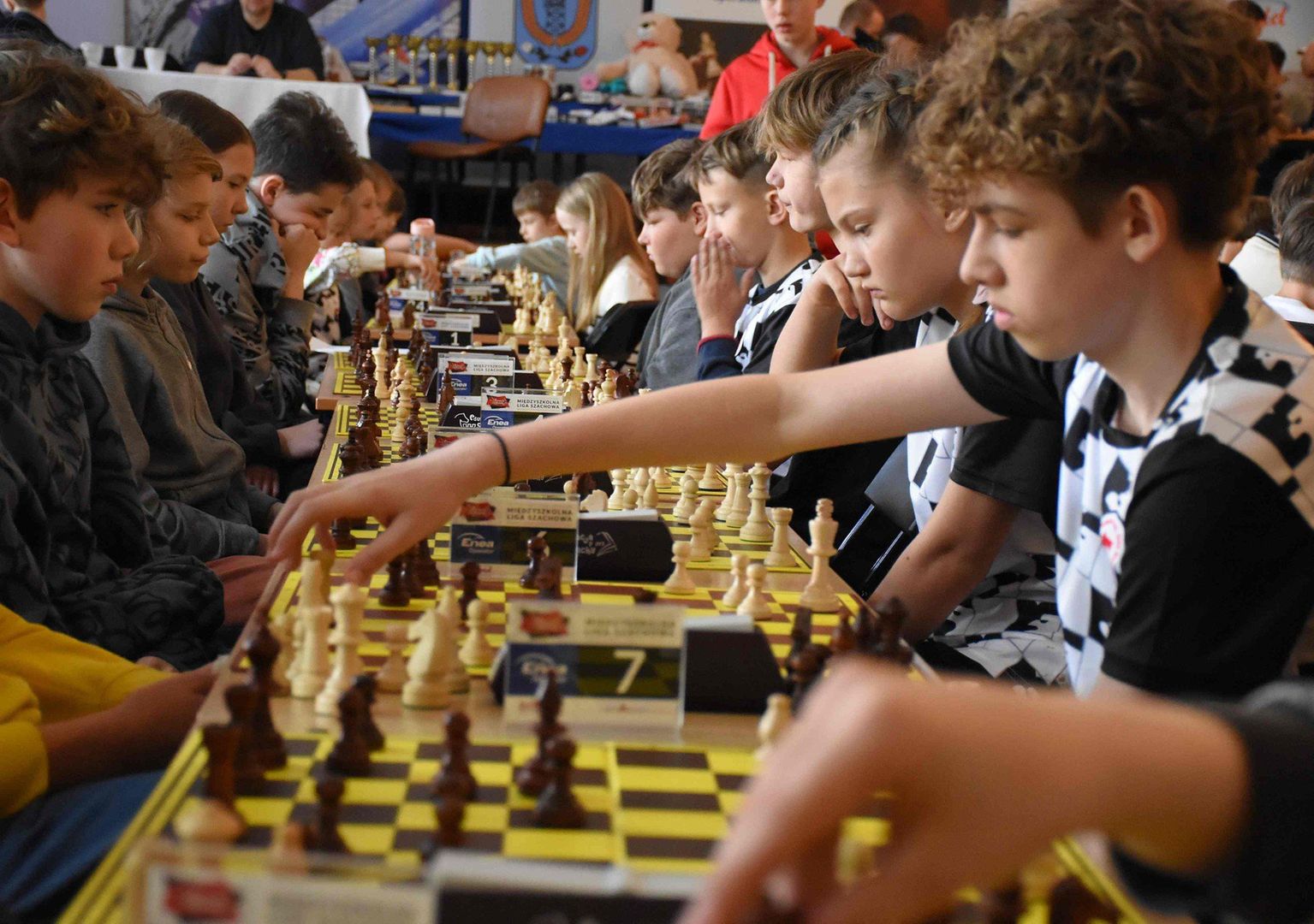 W Turzanach (gm. Inowrocław) odbył się 10 maja turniej w ramach cyklu Enea Operator Międzyszkolna Liga Szachowa. Pobity został rekord liczby uczestników ligi. Przy szachownicach rywalizowało 130 zawodników