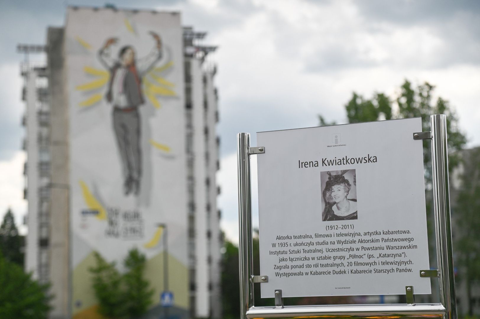 Rondo Ireny Kwiatkowskiej na Ursynowie.