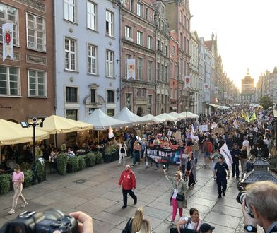 Gdańsk. Setki ludzi protestowały przeciw "lex TVN"
