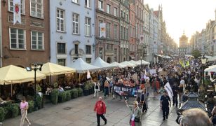 Gdańsk. Setki ludzi protestowały przeciw "lex TVN"