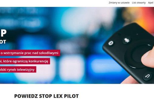 Lex pilot cały czas bez prac w komisji. Branża apeluje o konsultacje