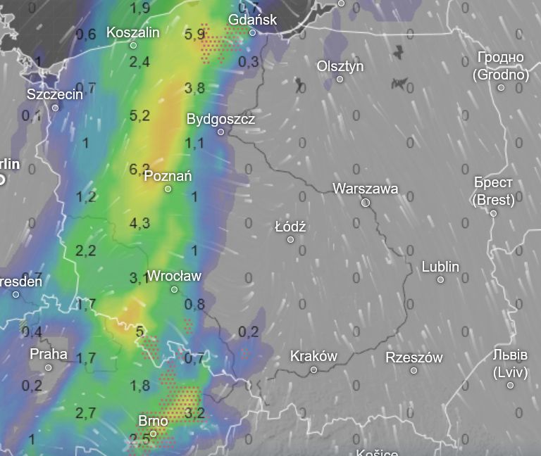 Burze w piątek wieczorem