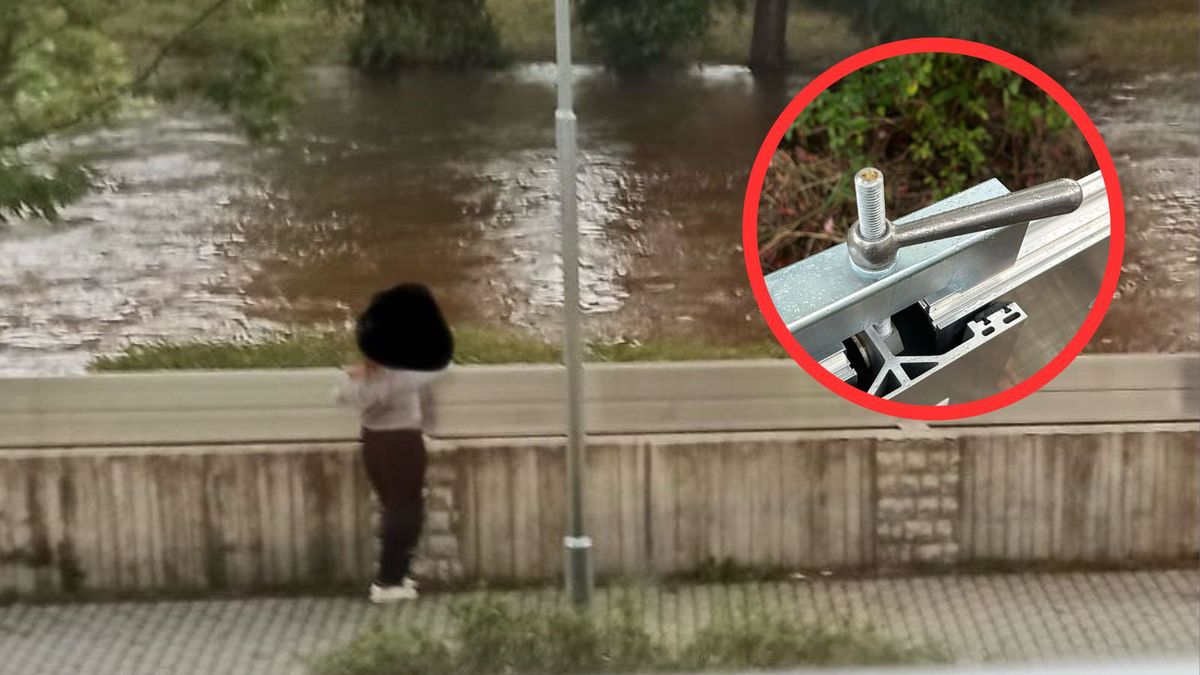 Dzieci odkręcały śrubki z zapory