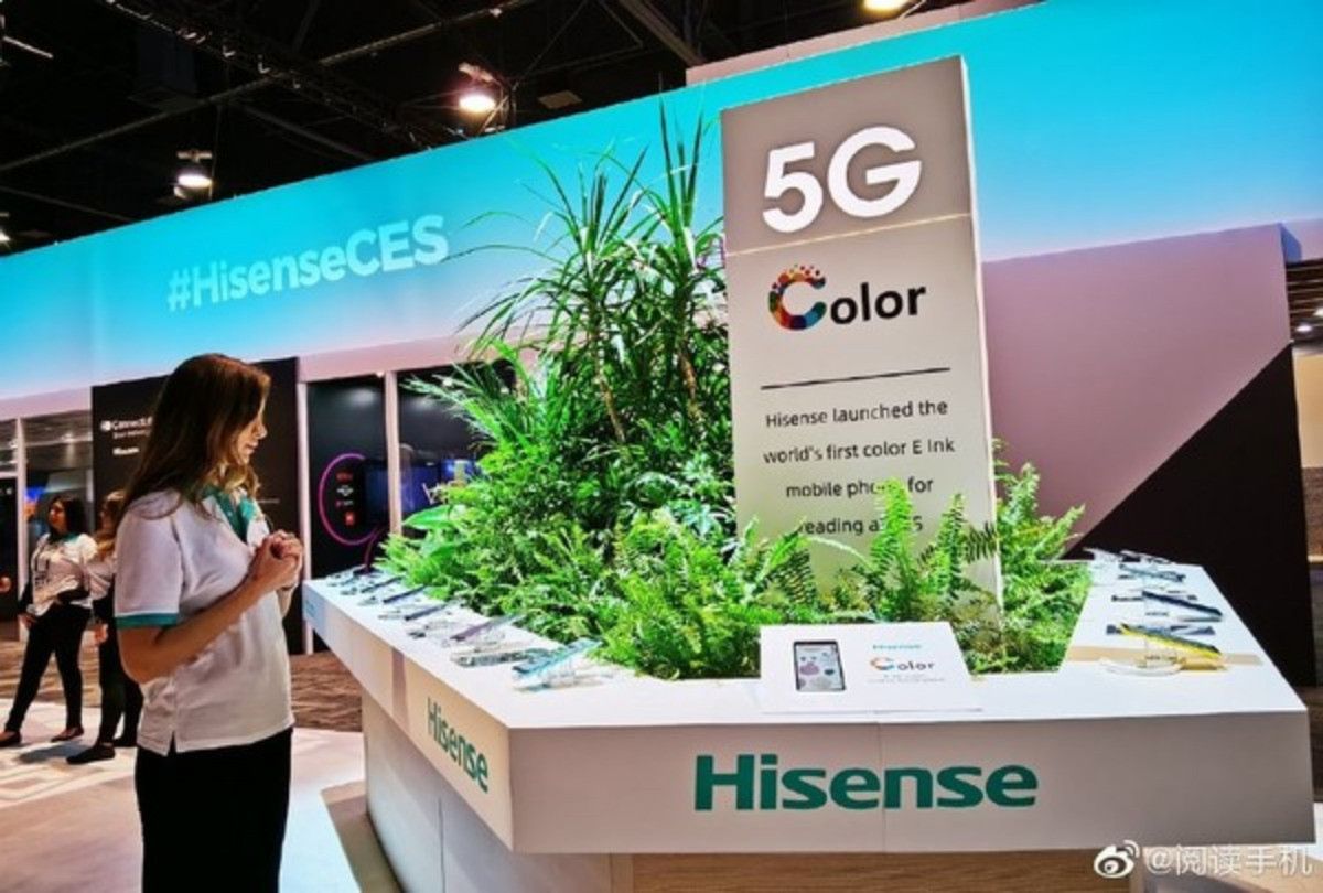 Smartfon Hisense jak e-papierowy czytnik, ale kolorowy - pierwszy na świecie 2