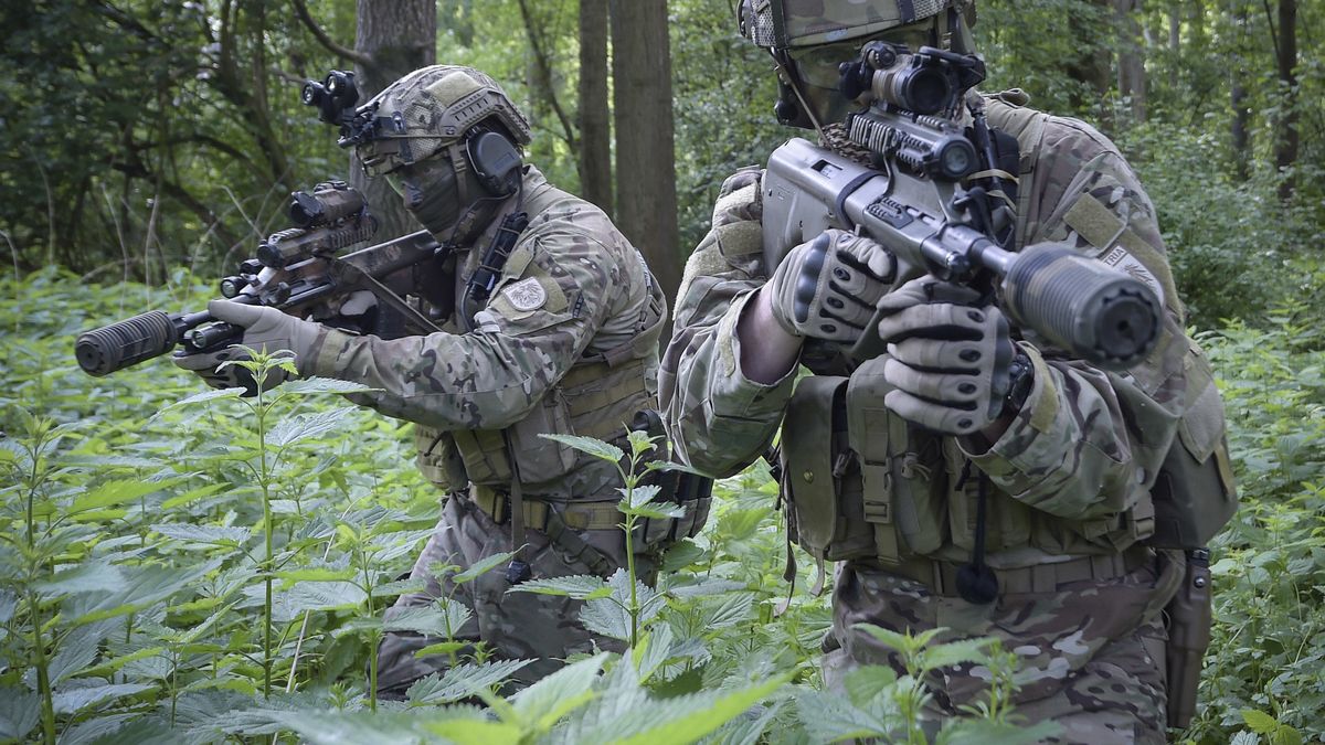 Żołnierze Jagdkommando - austriackich sił specjalnych