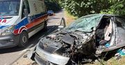 Wypadek nad Bałtykiem. Tyle zostało z auta