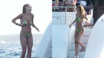 Odziana w PRZYMAŁE bikini Rita Ora wygrzewa się na jachcie z grupą przyjaciół (ZDJĘCIA)