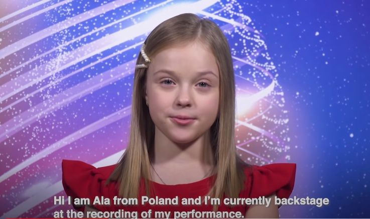 Ala Tracz ćwiczy przed występem na Eurowizji Junior 2020