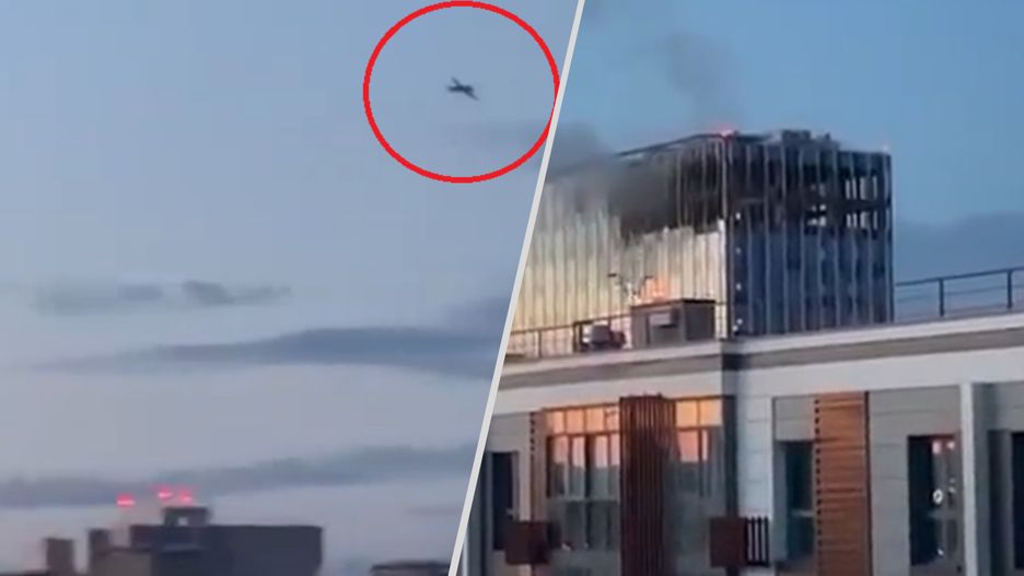 Atak dronów na Moskwę
