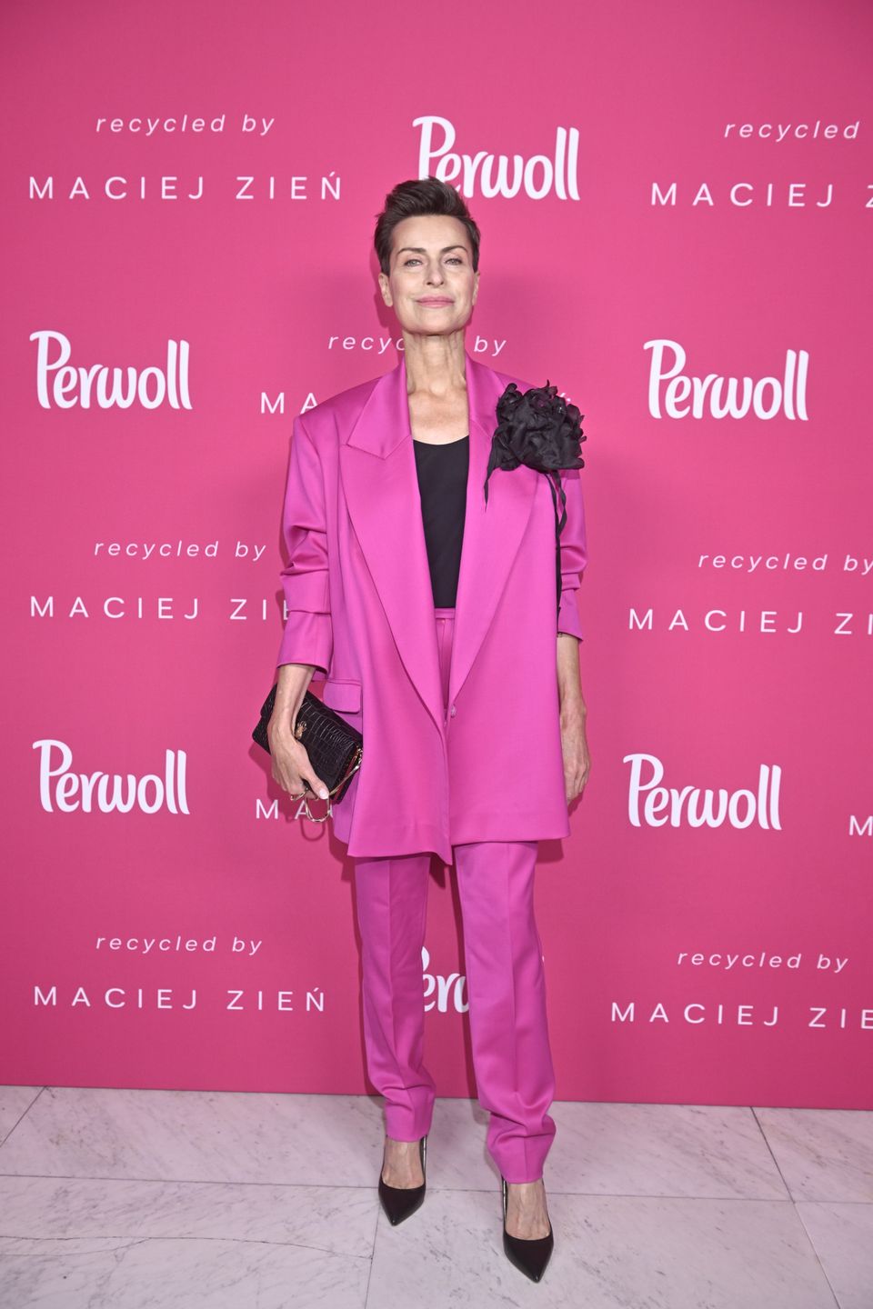 Danuta Stenka na pokazie Macieja Zienia