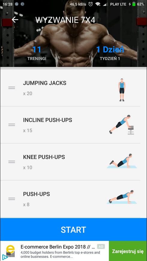 Ćwiczenia w Domu - Bez Sprzętu