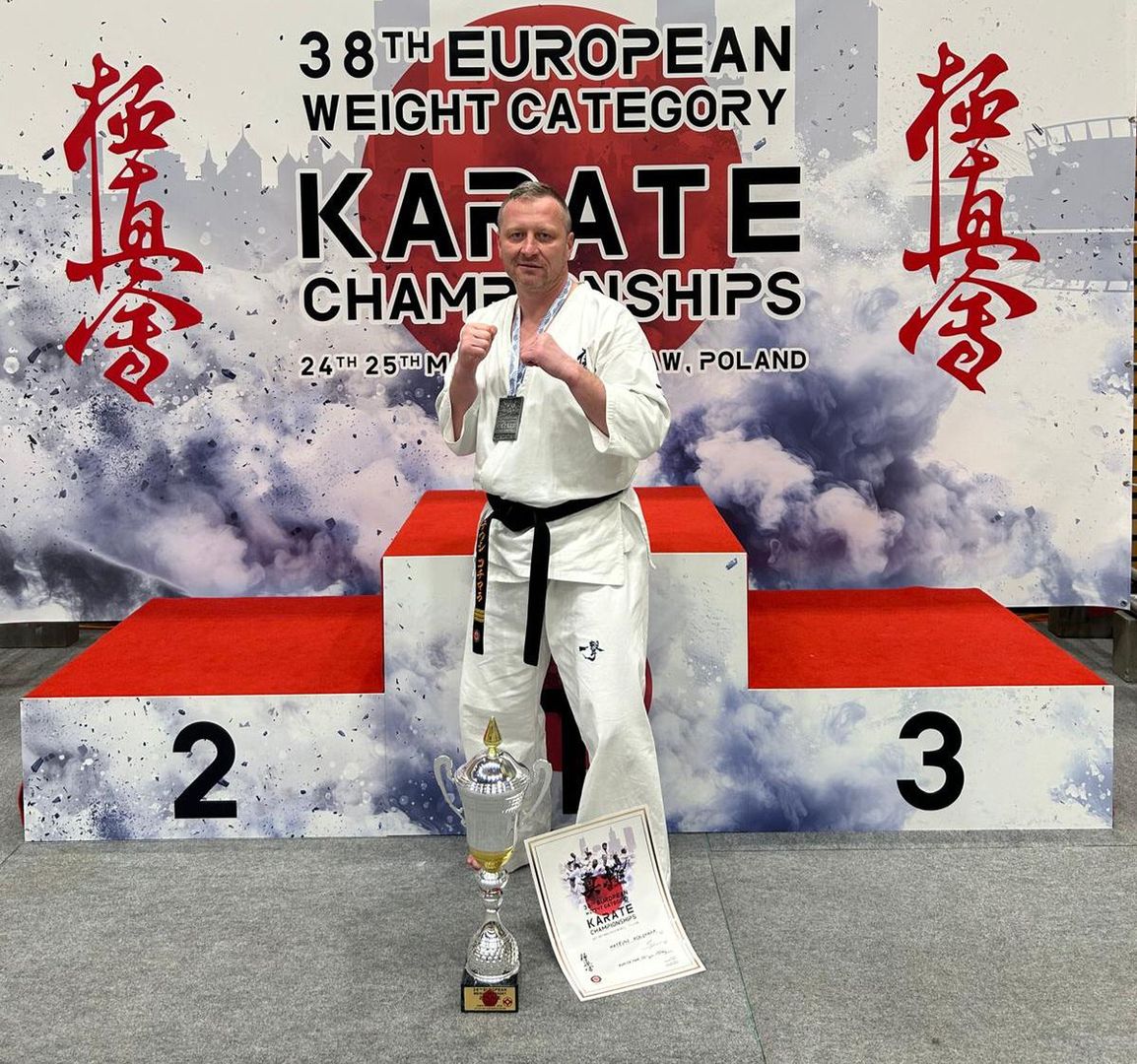 Lubelski policjant zdobywa tytuł Wicemistrza Europy w Karate Kyokushin IKO