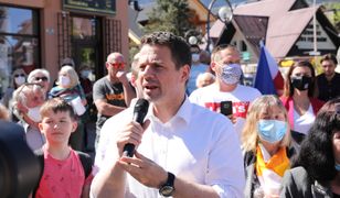 Wybory 2020. Rafał Trzaskowski na Podhalu: "Rząd zostawił branżę turystyczną"