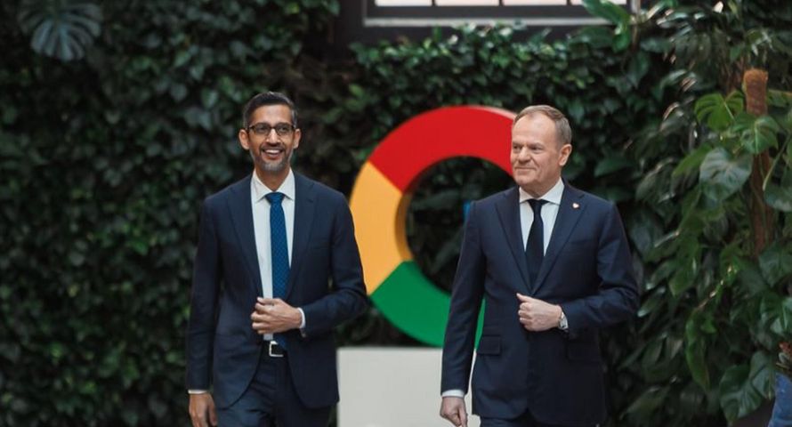 Premier rozmawiał z szefem Google o inwestycjach. Apel polskich firm o równe traktowanie