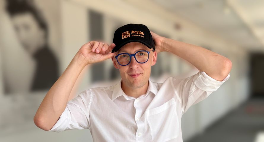 Kacper Merk współpracuje z radiową Jedynką. Wysłali go na mundial