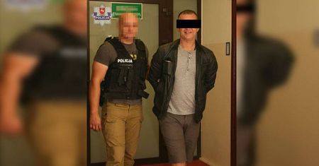 Poszukiwany listem gończym schował się w szafie