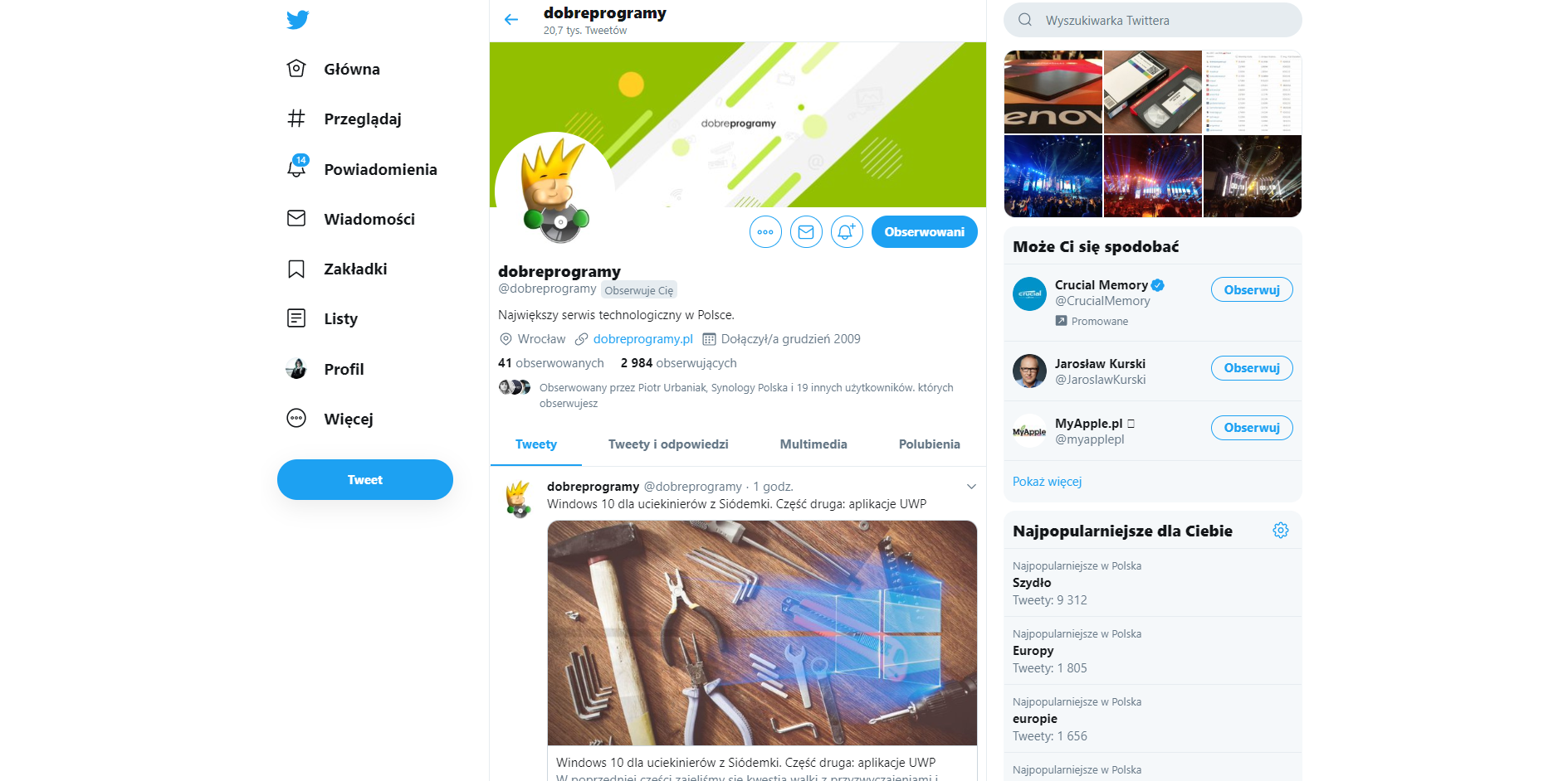 Nowy Twitter.