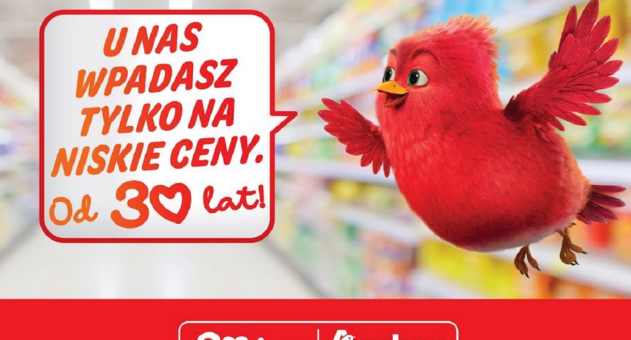 Auchan świętuje 30 lat w Polsce kampanią z Rudzikiem