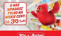 Auchan świętuje 30 lat w Polsce kampanią z Rudzikiem
