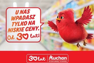 Rudzik w kampanii Auchan