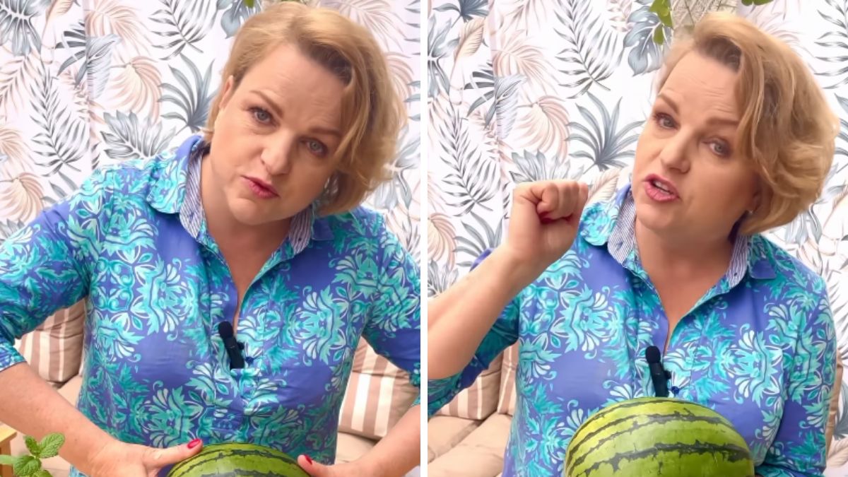 Katarzyna Bosacka o kupnie arbuzów w sklepach