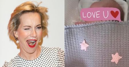 TYLKO NA PUDELKU: Paulina Smaszcz jednak nie pokazała wnuczki. Opublikowała zdjęcie obcego dziecka sprzed kilku lat (FOTO)
