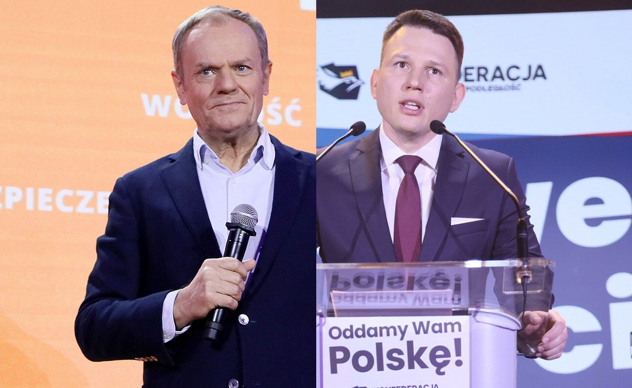 Tusk "skleja" Mentzena z Kaczyńskim. Wielkie ryzyko dla opozycji