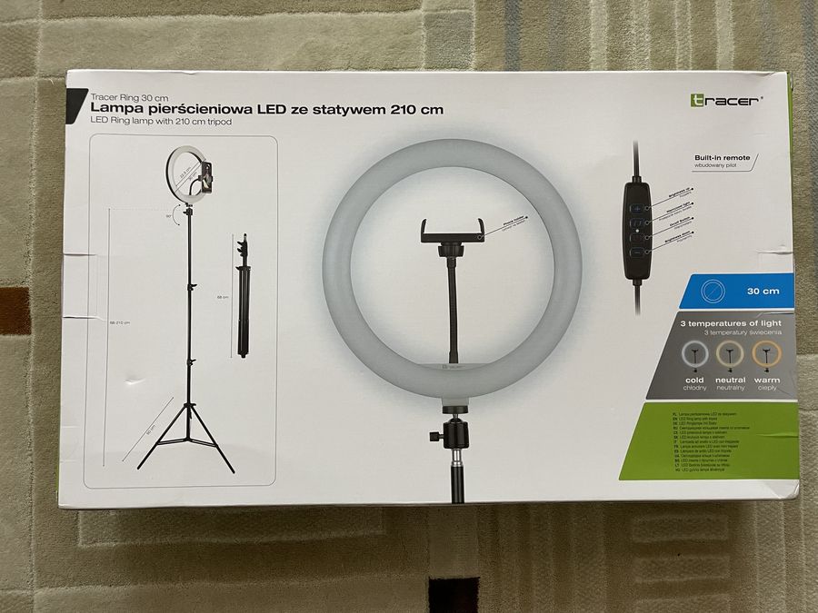 Test lampy pierścieniowej Tracer Ring