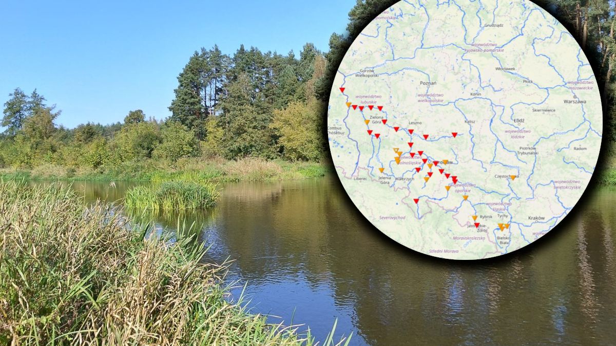 IMGW o przekroczeniu stanu alarmowego.