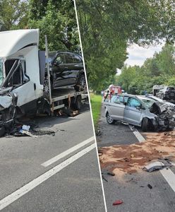 Czołowe zderzenie. 58-latek zginął