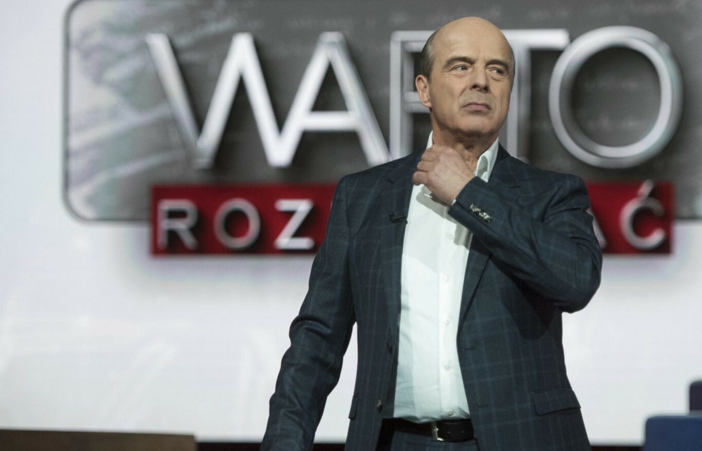 "Warto rozmawia?" Jana Pospieszalskiego wraca na anten? telewizyjnej jedynki01.03.2016 Warszawa  TVP 1 pierwsze nagranie programu Jana Pospieszalskiego "Warto rozmawiac" n/z  Jan Pospieszalski fot. Jacek Dominski/REPORTERJacek Dominski/REPORTER
