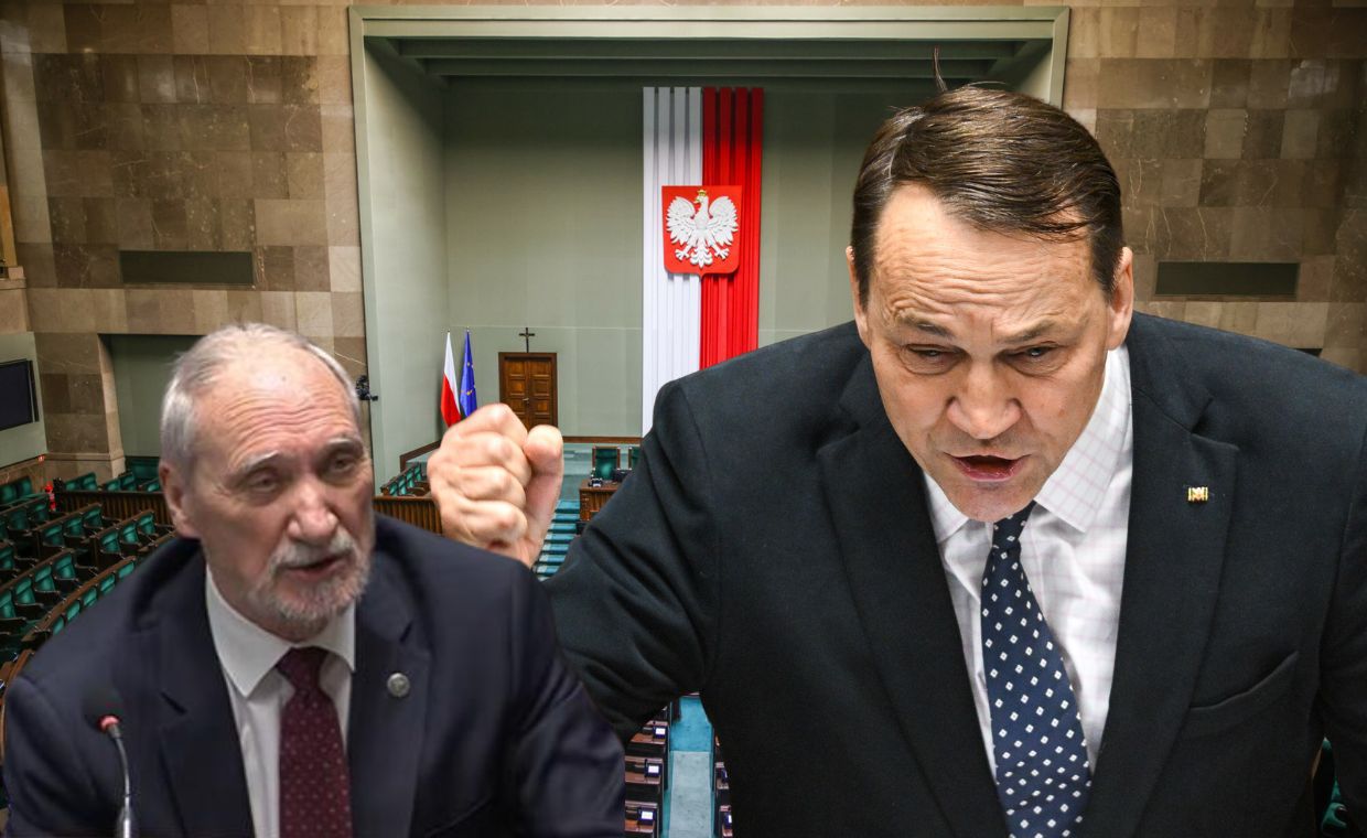 Sikorski nagle wybuchnął. "Antek, świrze, gdzie są Caracale?"