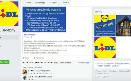 Lidl ostrzega przed fałszywymi konkursami. Uwaga na SMS-y za 30 zł