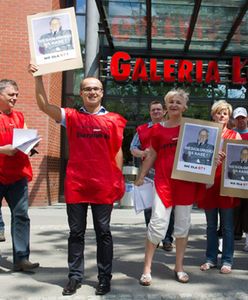 "Sierpień 80" protestował przeciwko zwolnieniom w Tesco