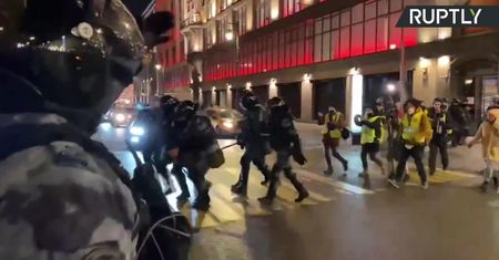Protesty zwolenników A. Nawalnego w Rosji. Zatrzymano ponad 1400 osób
