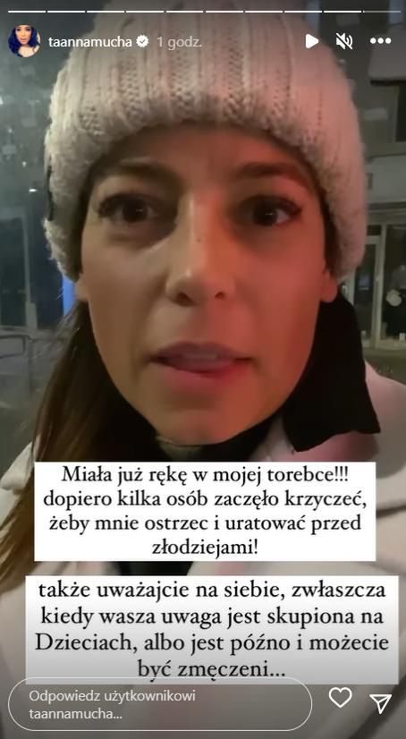 Anna Mucha najadła się strachu w pociągu