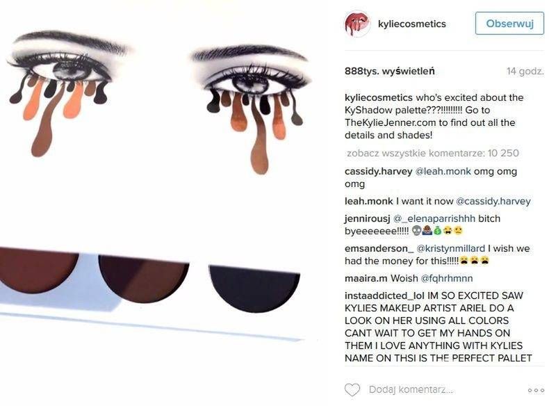 Kyshadow, paleta cieni do powiek "Bronze" Kylie Jenner