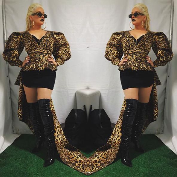 Christina Aguilera w ubraniach polskiej marki