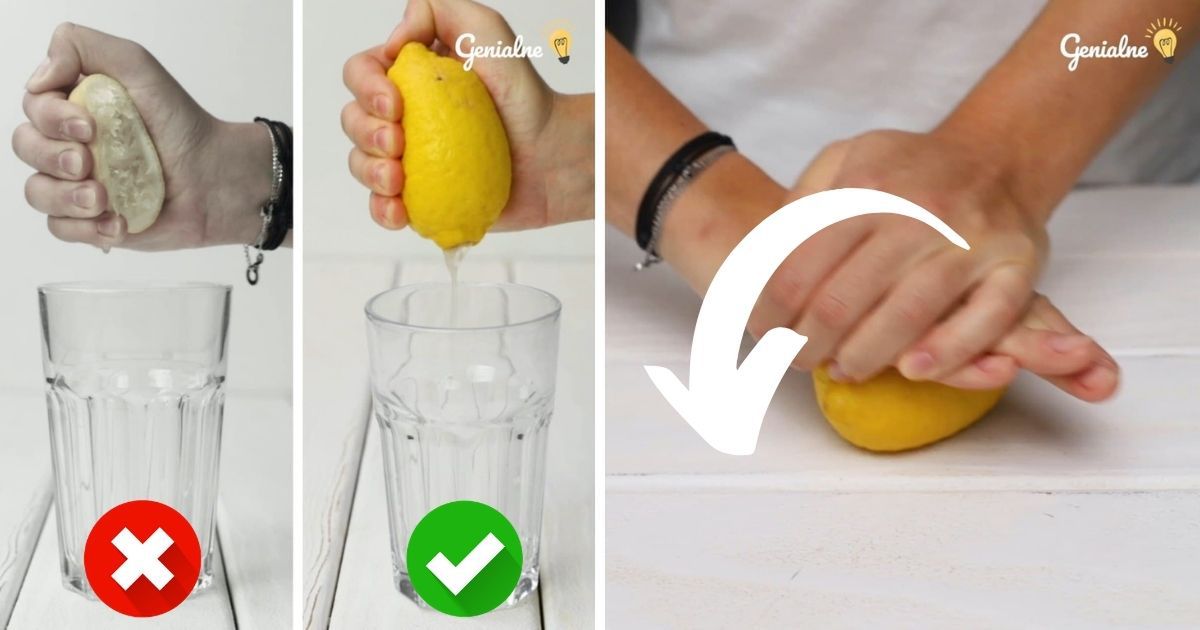 Genialny sposób na wyciśnięcie soku z cytryny podbija TikToka! Zrobisz to bez bałaganu