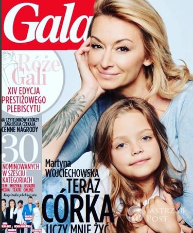 Martyna Wojciechowska z córką na okładce "Gali"