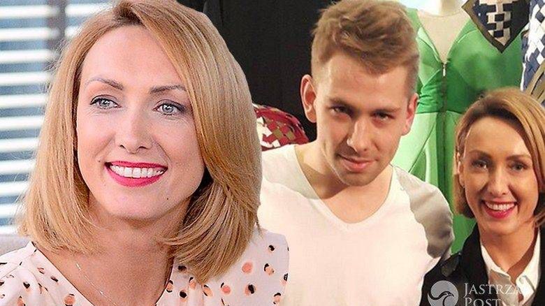 Anna Kalczyńska z chrześniakiem