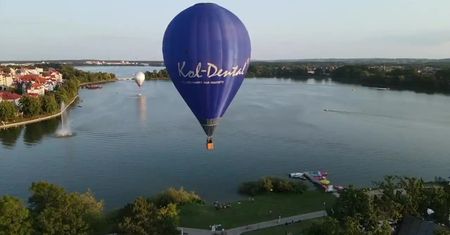 Balonowe zawody w Ełku. Udane, choć zawodnikom nie dane było podziwiać widoków…