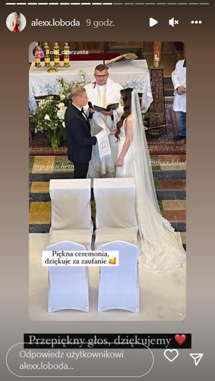 Przemysław Płacheta i Aleksandara Łoboda wzięli ślub