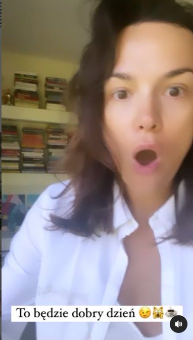 Paulina Krupińska oblała się kawą