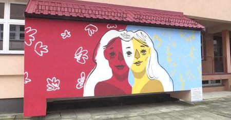 Mural dziękczynny. Ukraińcy z Opola podziękowali Polakom