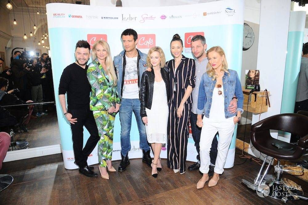 Wszyscy uczestnicy Celebrity Salon w Polsat Cafe