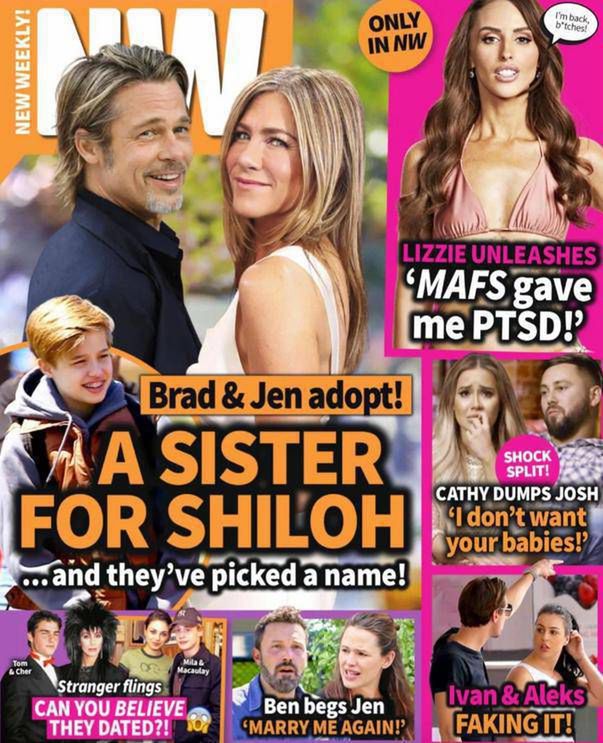 Shiloh Jolie-Pitt na okładce New Weekly