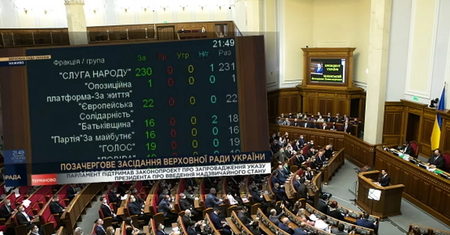 Ukraina wprowadza stan wyjątkowy na terenie niemal całego kraju